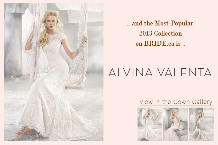 Alvina Valenta wedding dresses 2012, 2013